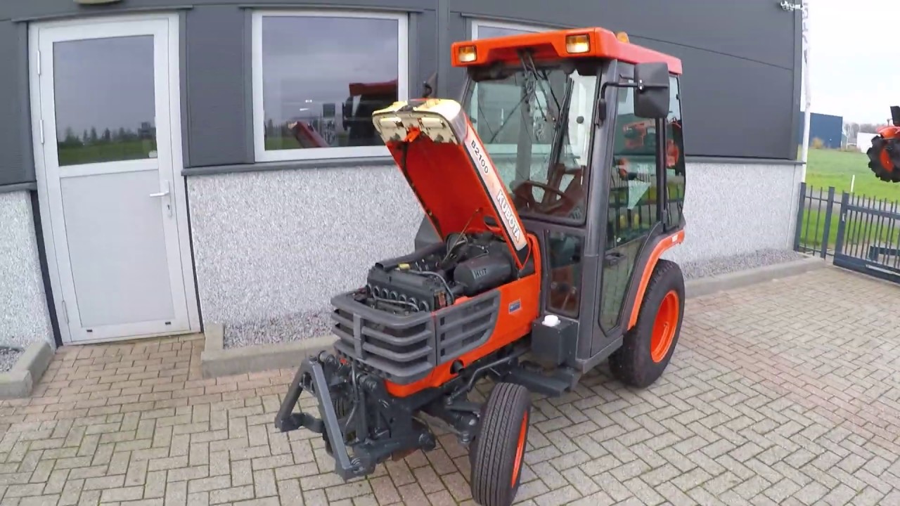 Kubota B2100 4wd HST / 2601 Draaiuren / Fronthef + Frontpto