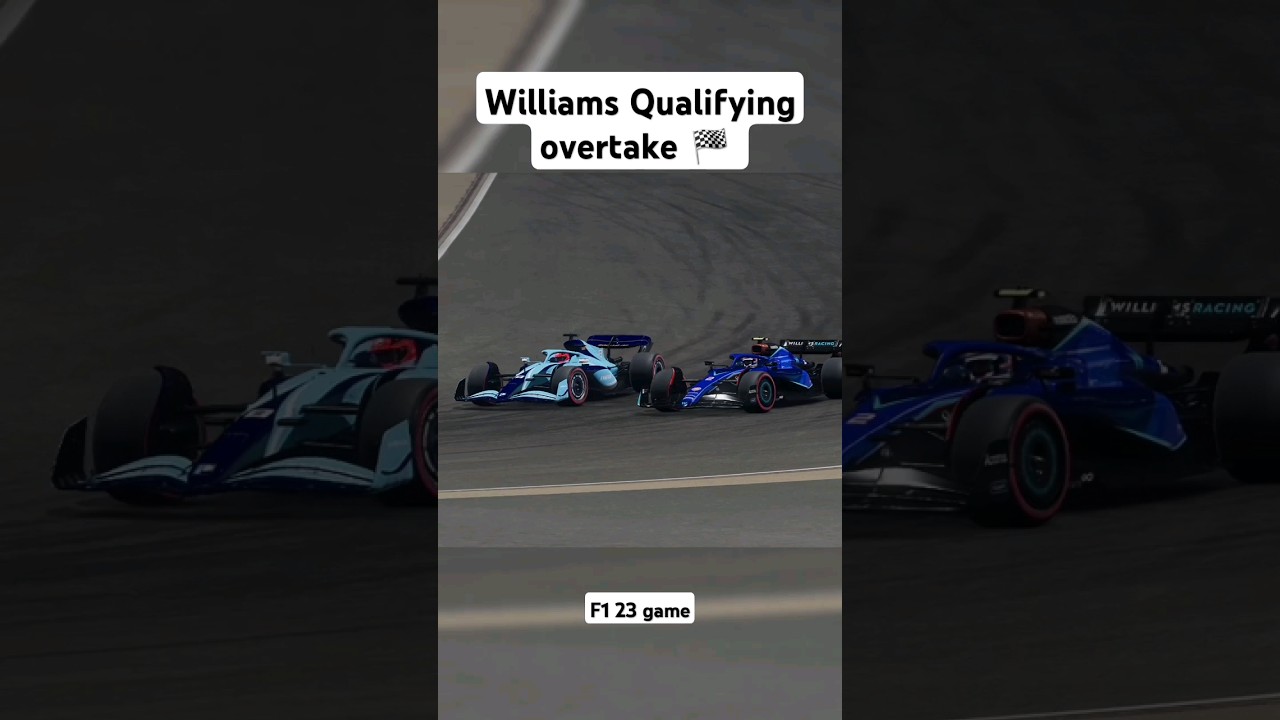 I overtake a Williams 🏁 #shorts #f1game #f1shorts #f123 #f1qualifying #bahraingp #overtake #f1