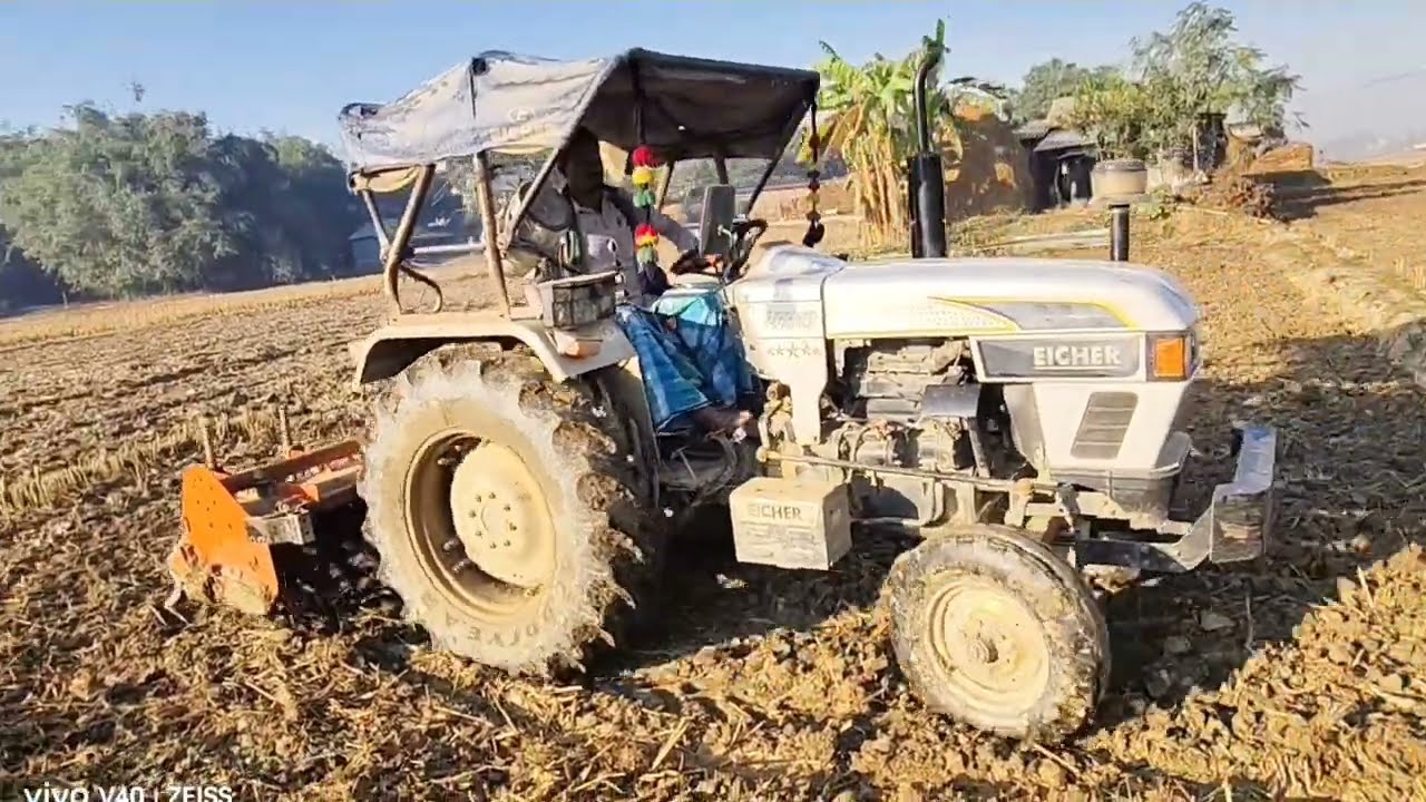 Eicher Tractor Se // रोटर हाल जोताई का सही तरीका 2025 // New Video... 