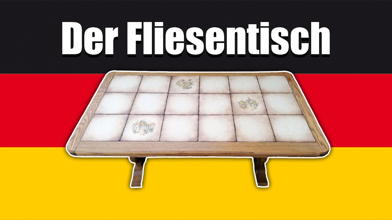 Die Geschichte des Fliesentisches