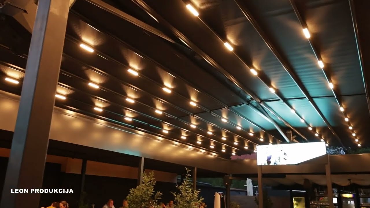 Klasična PVC pergola VITOLA na daljinsko upravljanje - moderno rje&scaron;enje za vanjski prostor