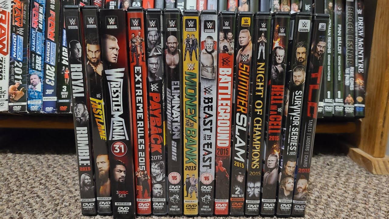 WWE 2015 PPV Dvd Collection