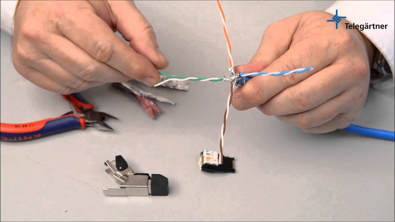 Field assembly RJ45-plug MFP8 Cat.6A assembly | Telegärtner