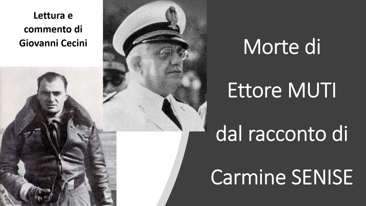 MORTE DI ETTORE MUTI dal racconto di Carmine Senise in QUANDO ERO CAPO DELLA POLIZIA (1946)