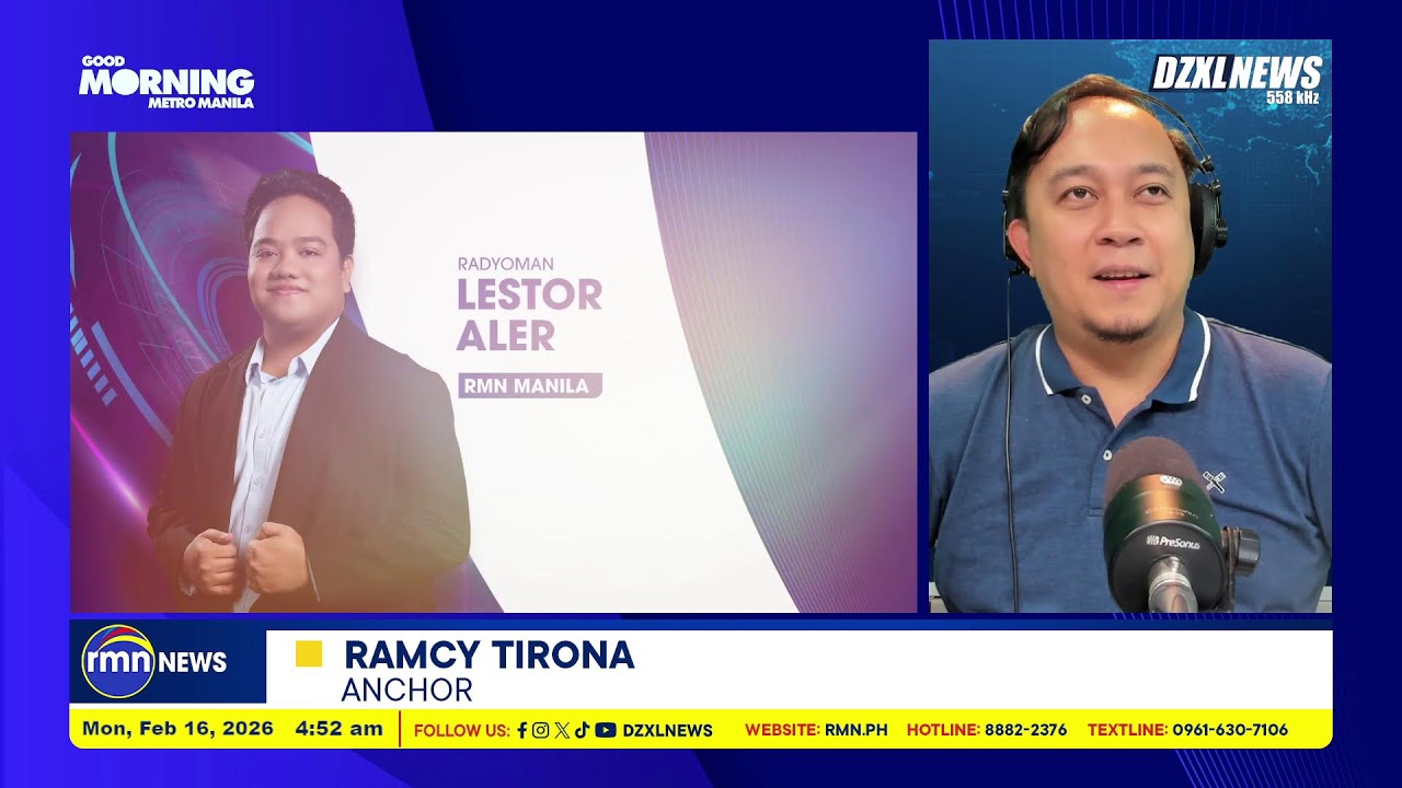 Good Morning, Metro Manila | FEBRUARY 16, 2026