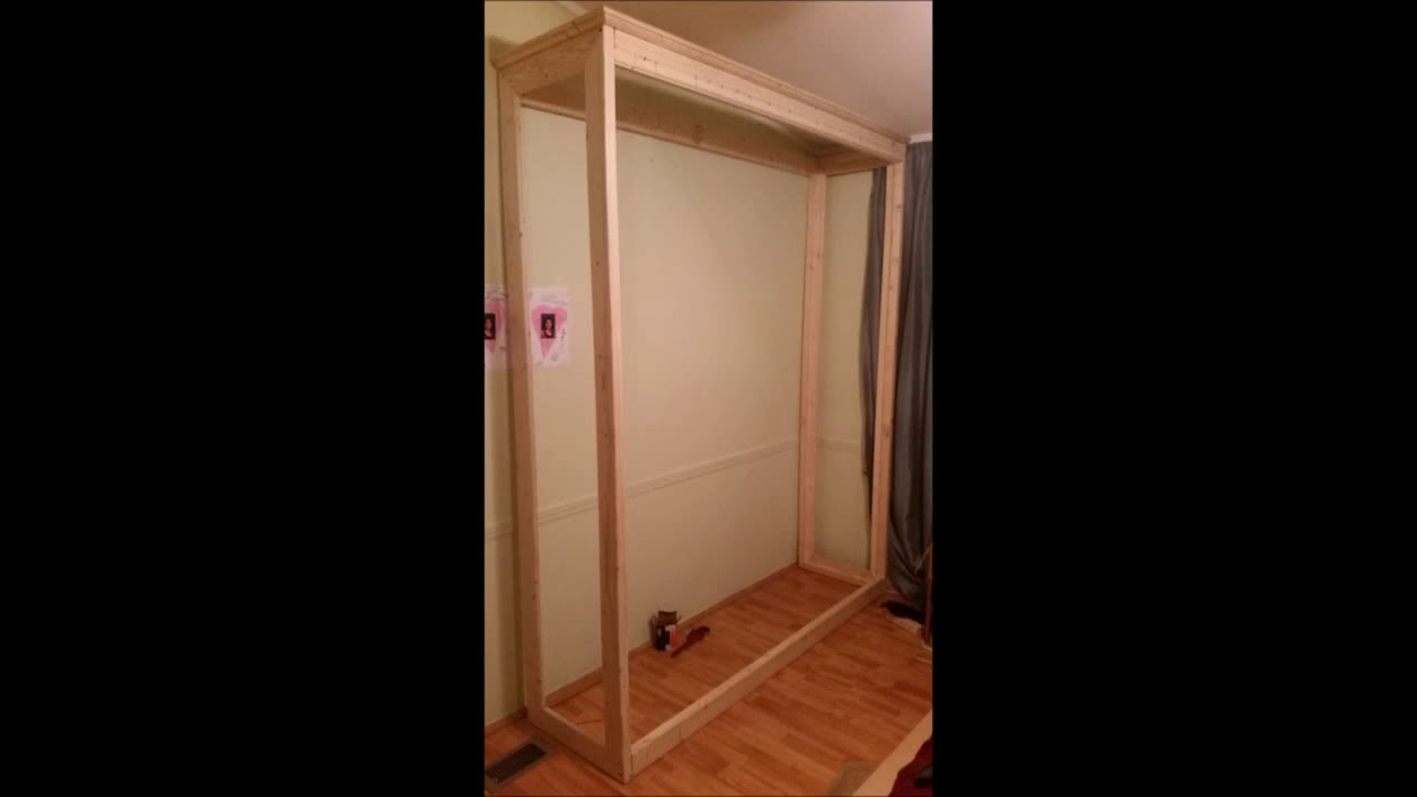Closet de madera de inicio a fin suscribanse para mas videos y denle like