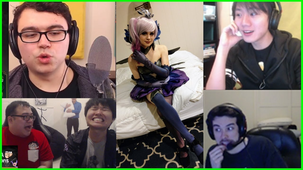 Streamers React to C9 Sneaky Dark Lux Cosplay - Best of LoL Streams 