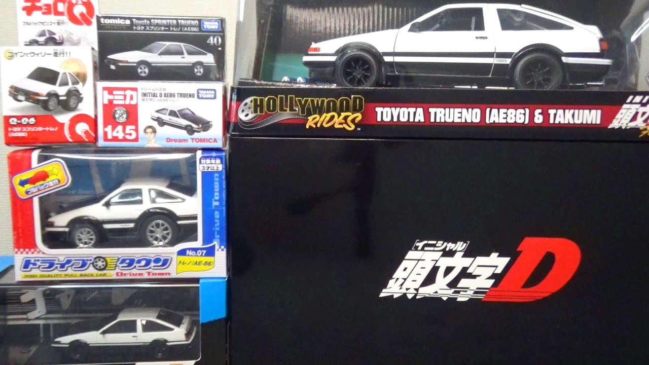 Давайте откроем и поиграем в "Initial D Trueno AE-86" различных марок автомобилей