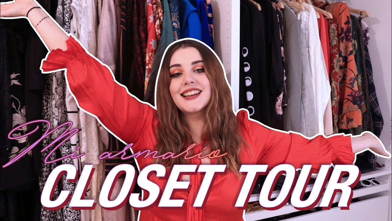 CLOSET TOUR  ¡¡¡Os enseño TODO mi VESTIDOR!!! | Monitily