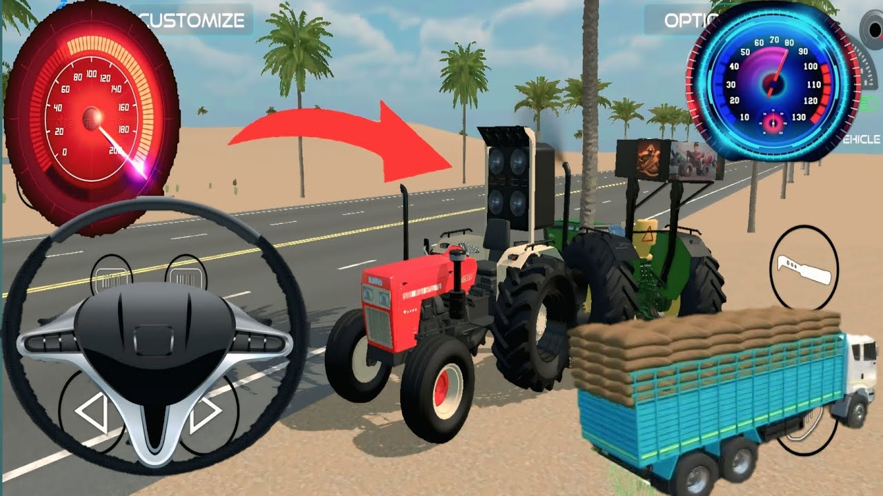 सबसे पावरफुल ट्रैक्टर कौन सा है? 🚜 | Indian Vehicles Simulator 3D