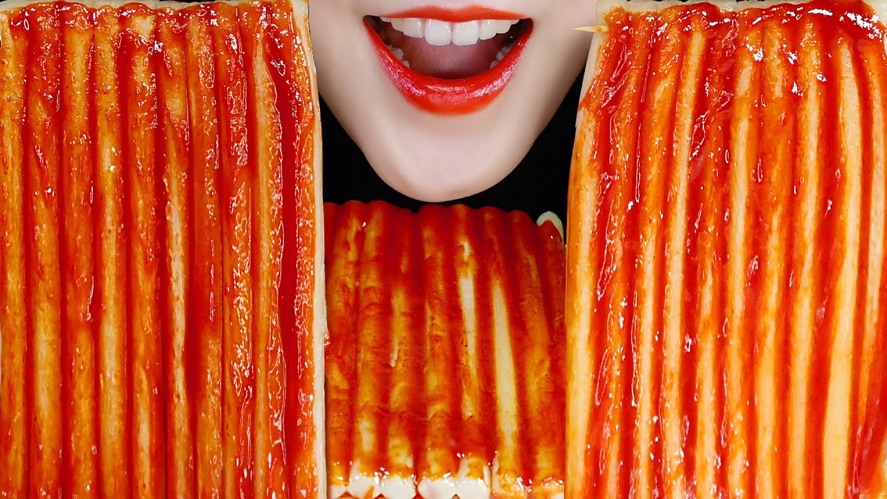 LONG TTEOKKOCHI ASMR LONG TTEOKBOKKI MUKBANG ASMR SPICY RICE CAKE ASMR