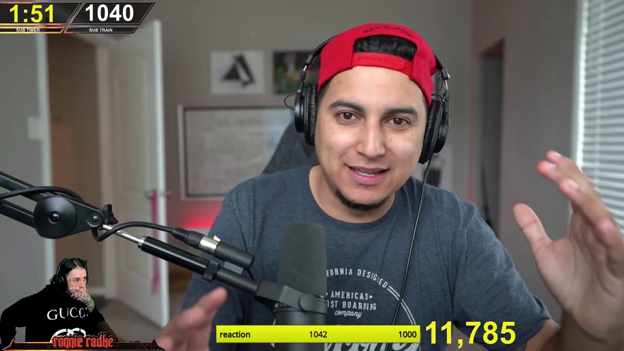 Ronnie Radke reacts to The Third Ernest Reaction of I'm Not a Vampire Revamped on Twitch