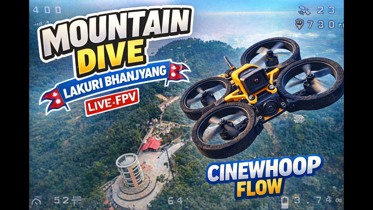 FPV Drone Cinematics - Lakuri Bhanjyang Nepal🚁- 🏔️