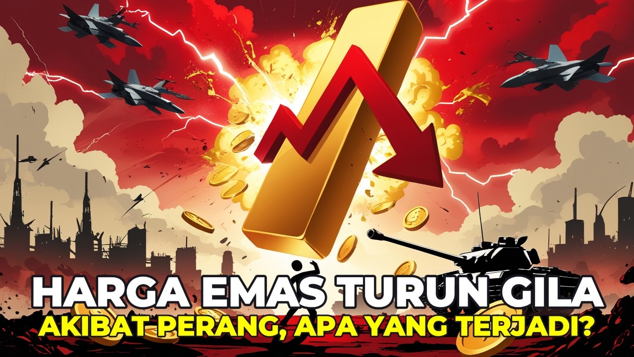 Harga Emas Turun Gila karena Perang Dunia, Apa yang Terjadi?