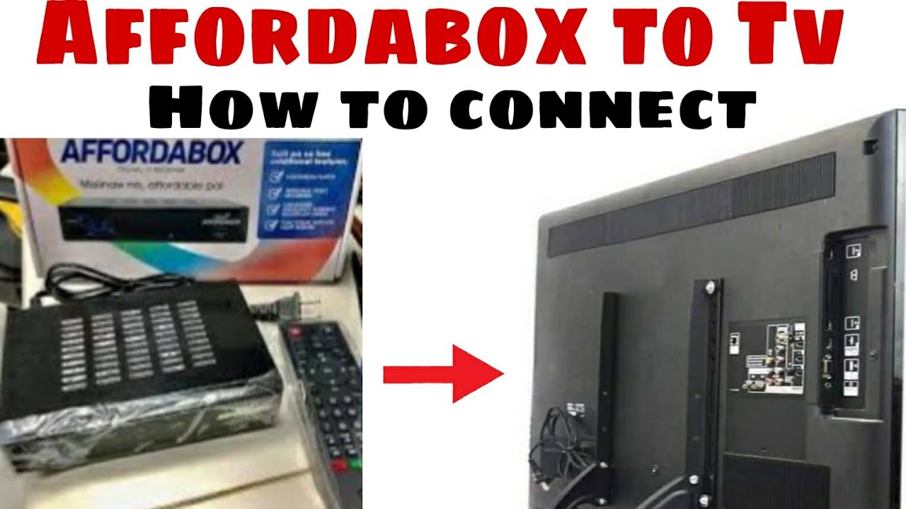HOW TO CONNECT AFFORDABOX TO TV SET | PAANO IKABIT ANG AFFORDABOX SA TV | demacmixtv