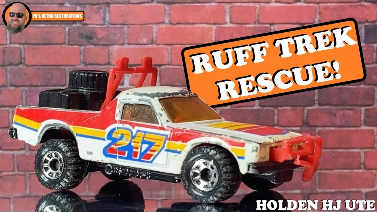 Matchbox Superfast Holden Ute Ruff Trek Restoration #064