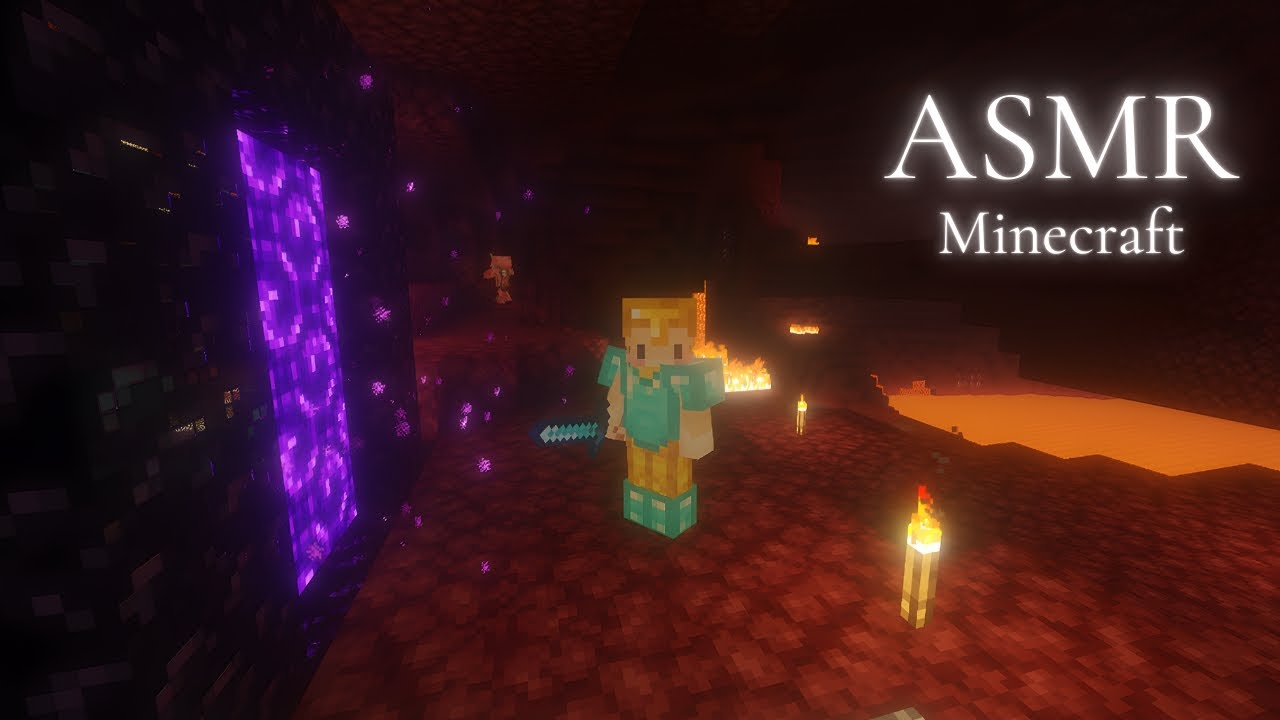 Visita el nether conmigo 🔥⛏️ | Minecraft ASMR 