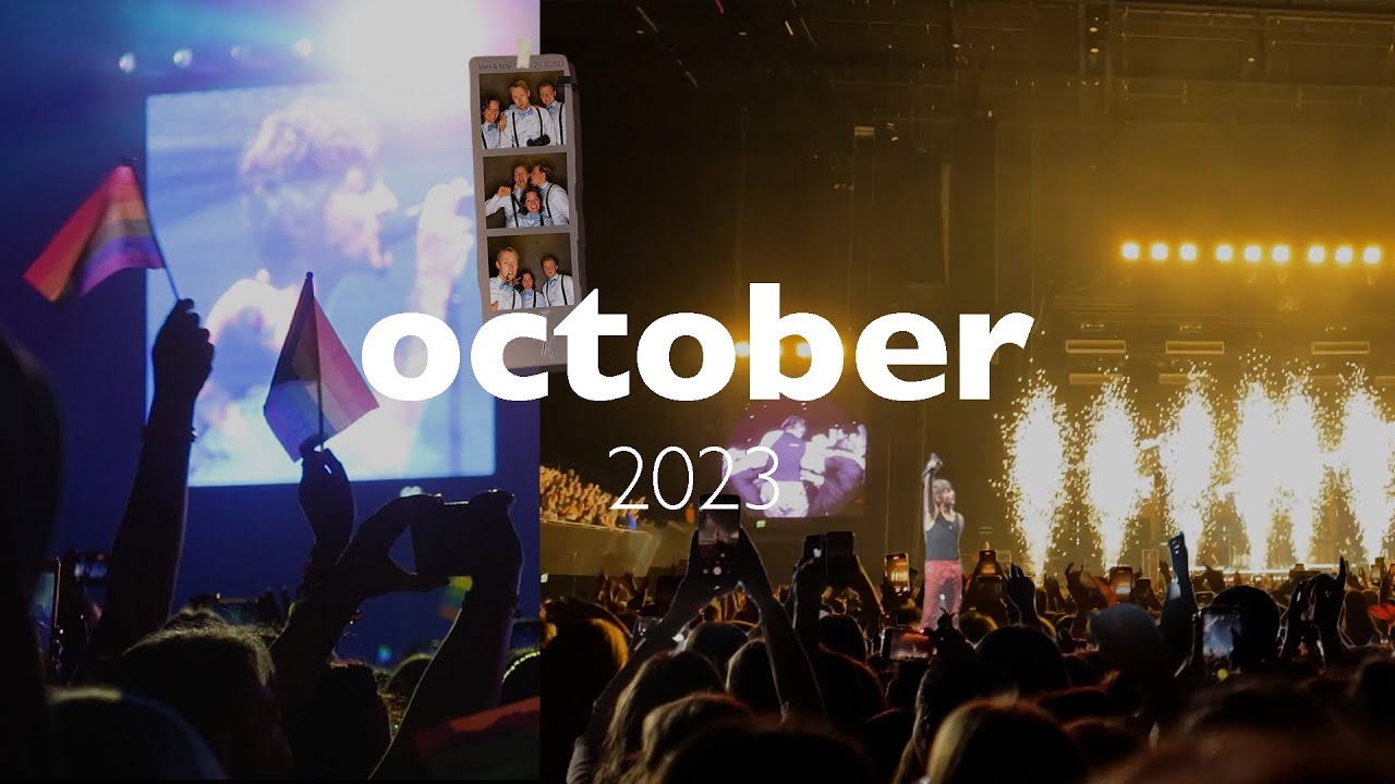 moments of october 2023  (+ Faith in the Future concert Amsterdam)