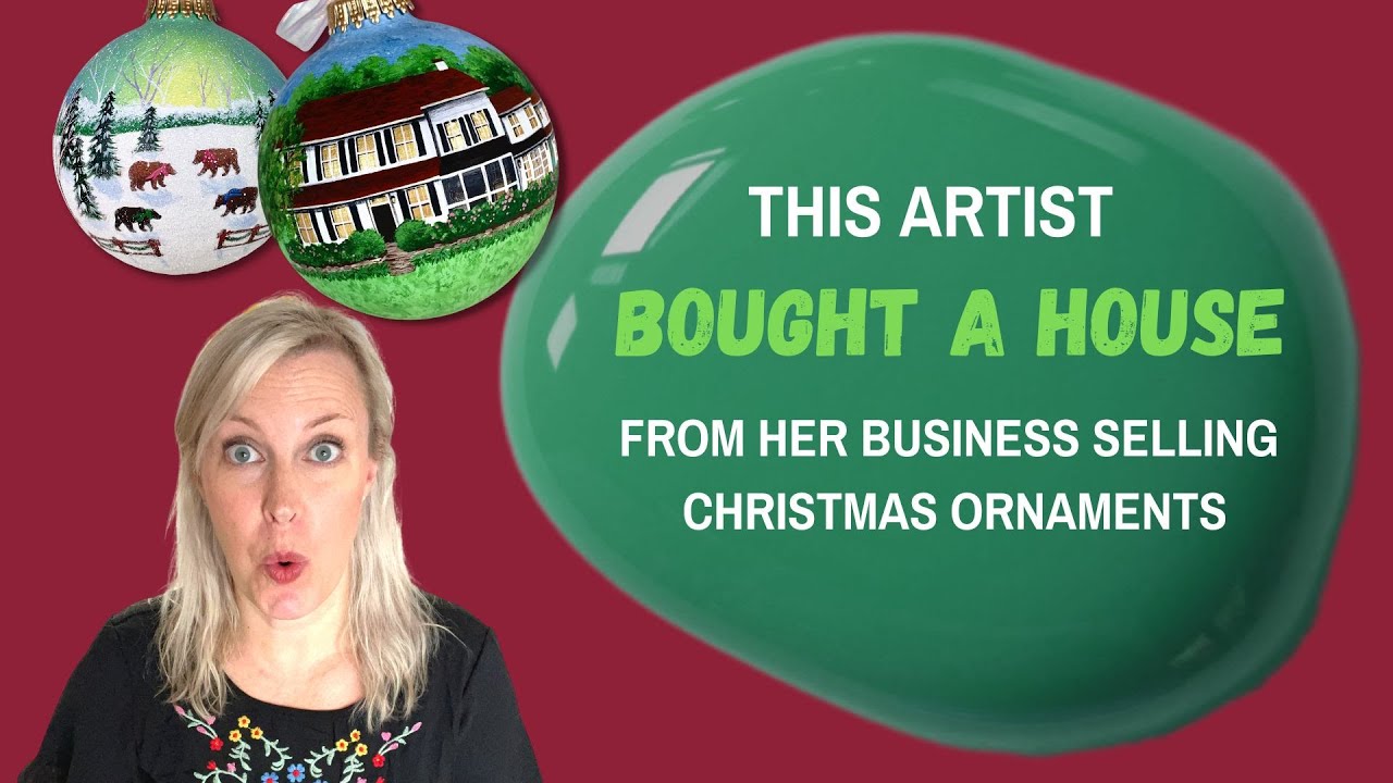 This Artist Bought a House Selling Xmas Ornaments!