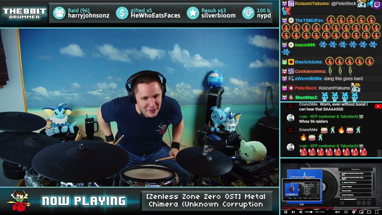 The8BitDrummer plays 