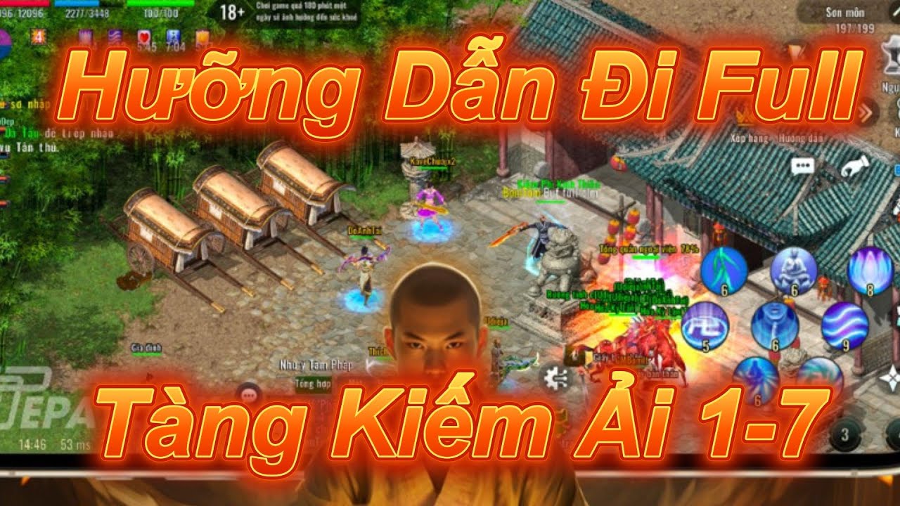 Hưỡng Dẫn Đi Tàng Kiếm Full Ải 1-7 Trong Kiếm Hiệp Tình 2 Mobile