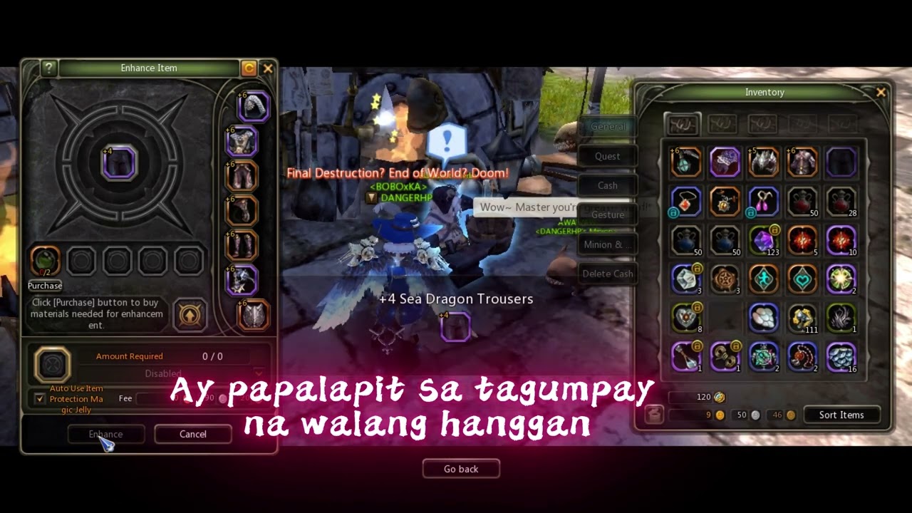 dragonnest classic refine moment +14 new with soundtrack
