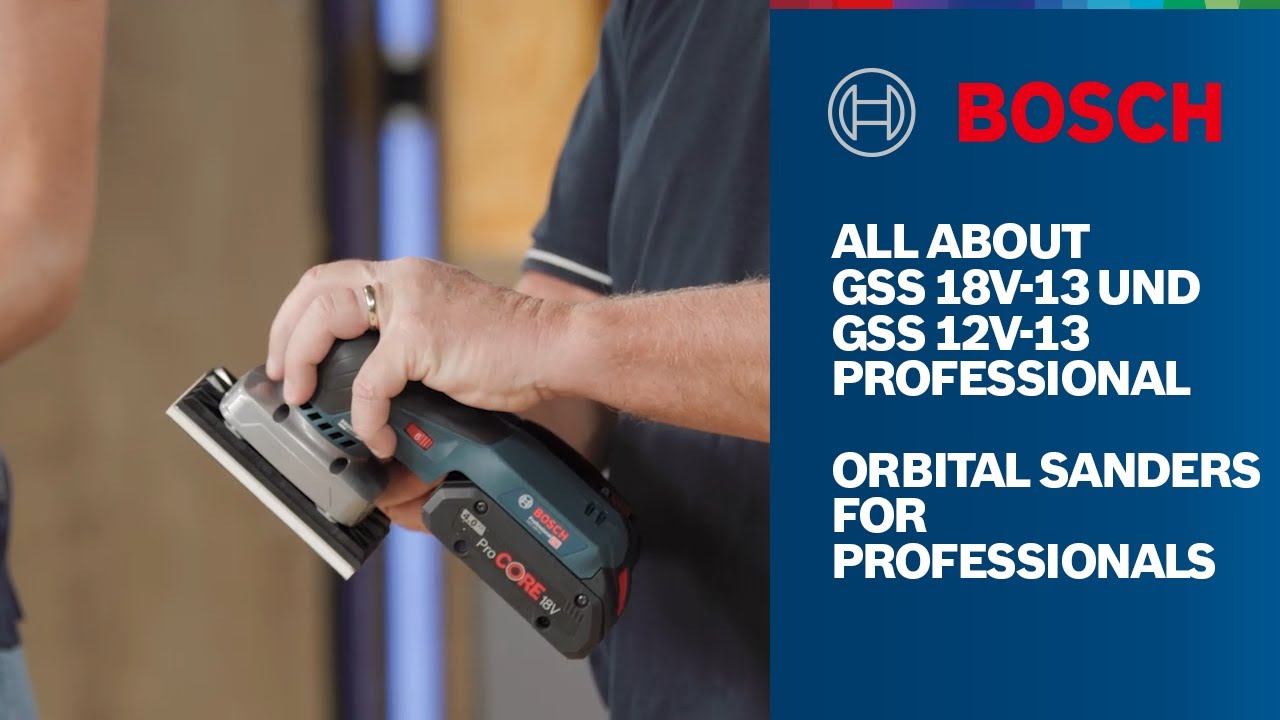 All About GSS 18V/12V-13 Professional Cordless Orbital Sander