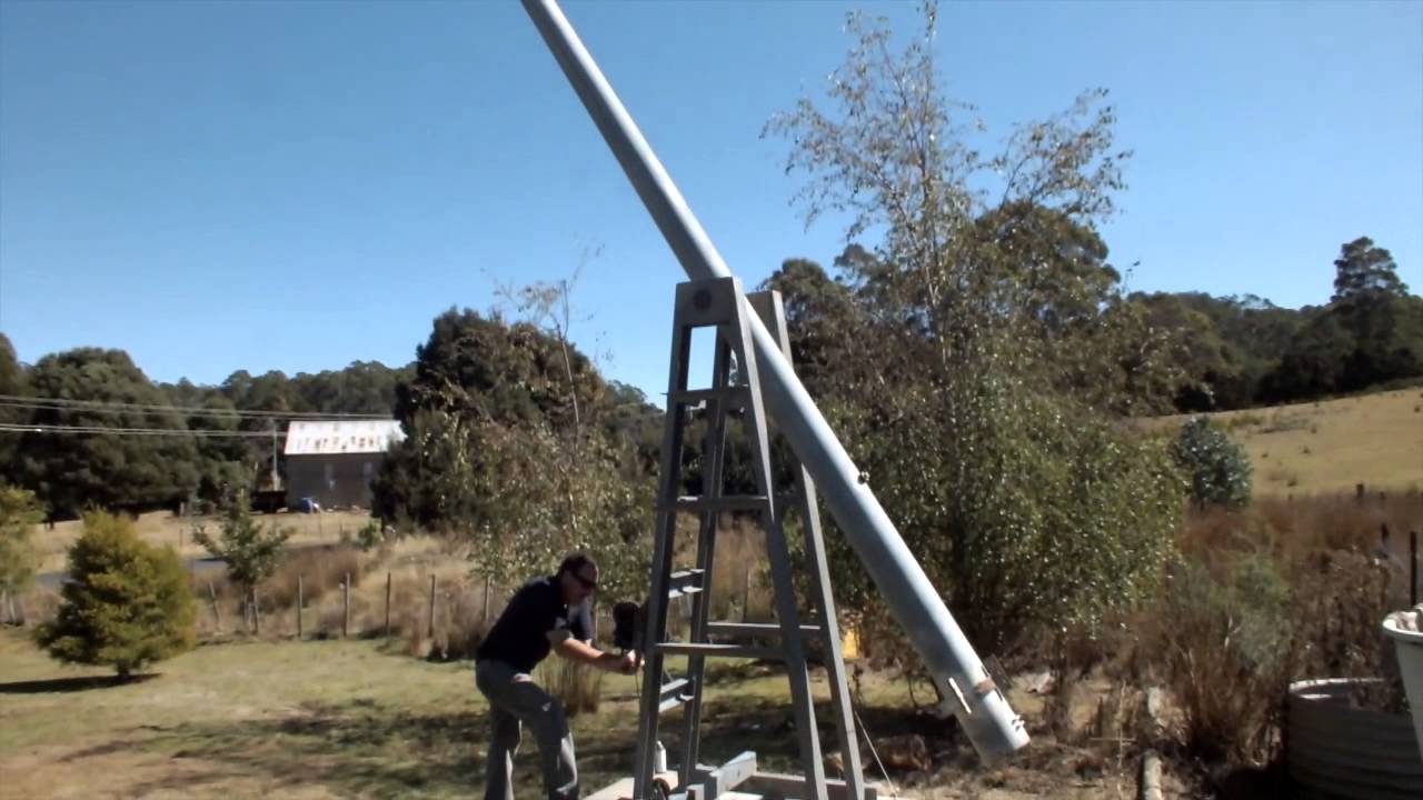 VK7ROY's new antenna tower