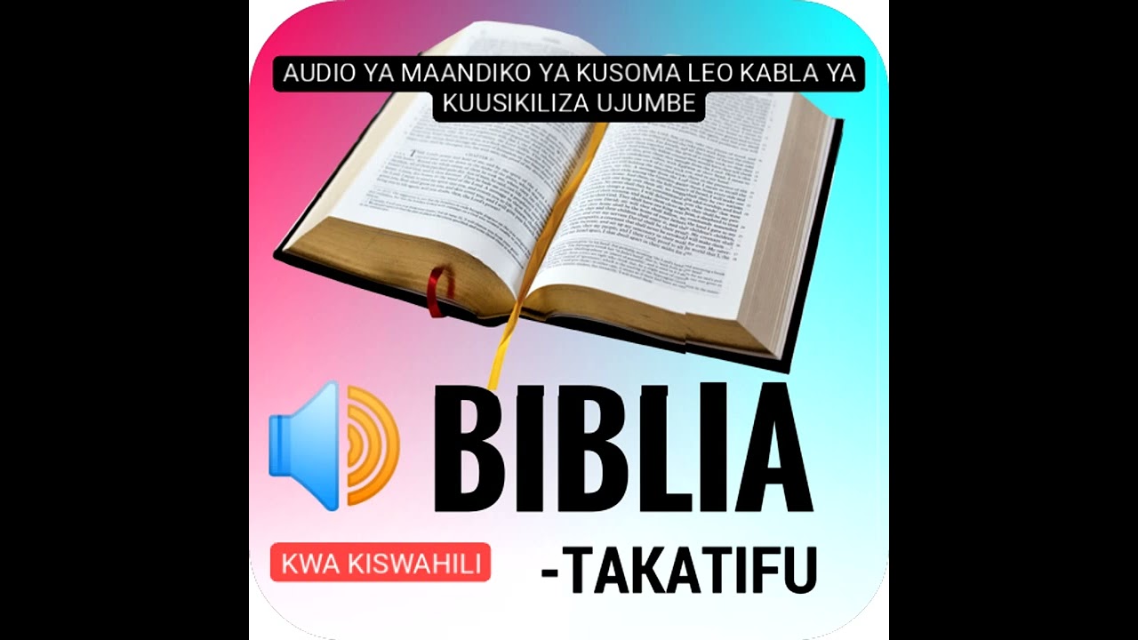 KISWAHILI TZ - AUDIO YA MAANDIKO YA KUSOMA LEO KABLA YA KUUSIKILIZA UJUMBE!!! 28/12/2025.