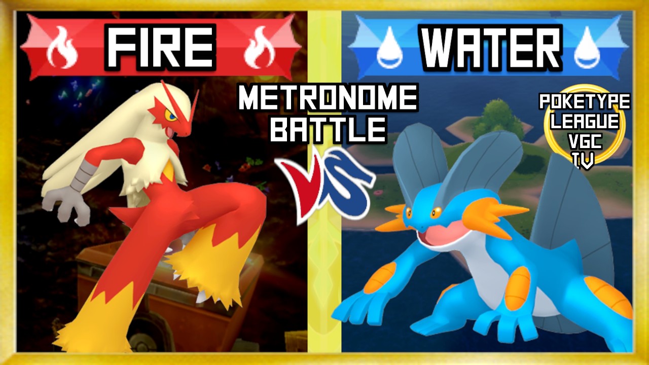 Огненные против водных покемонов! Кто победит в этой битве с использованием метронома в Pokemon? ...