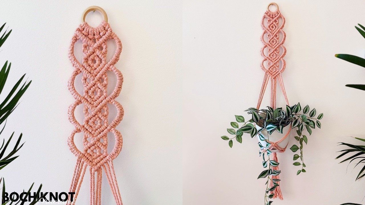 Fall in Love with This DIY Macrame Heart Plant Hanger! 💖