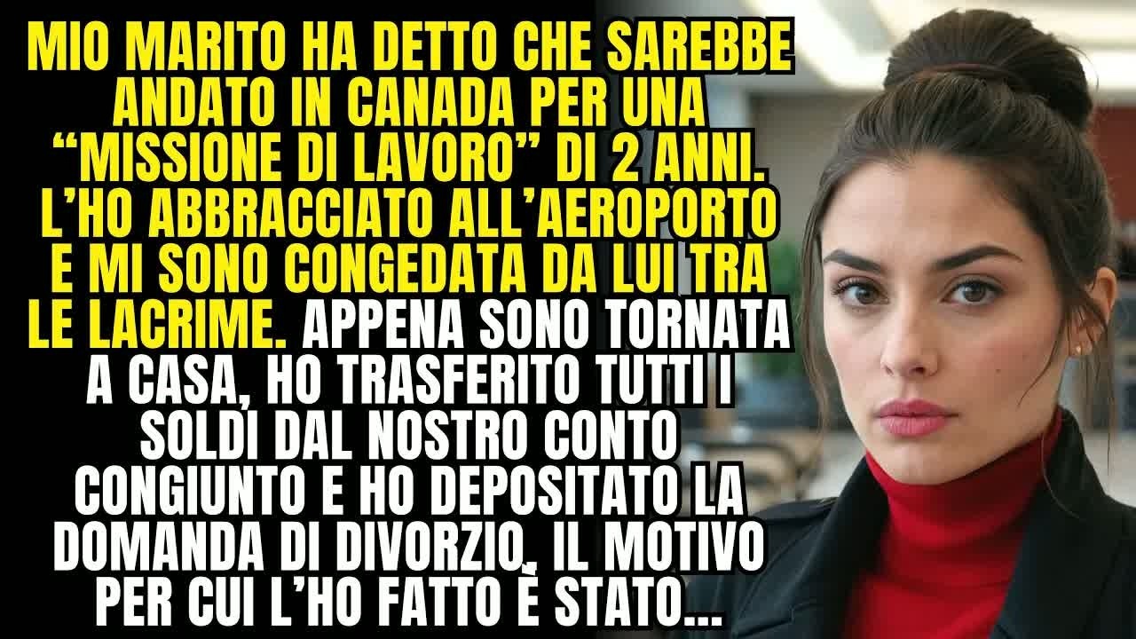 Mio marito è partito per un viaggio di lavoro Ho preso tutti i nostri soldi e ho chiesto il divo