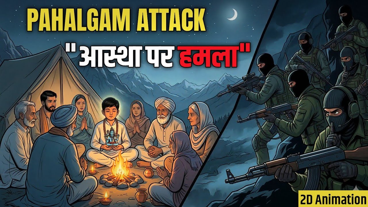 Pahalgam aatanki Hamla: Amarnath Yatra 2000 Real Story | 2D Animation Hindi Documentary | khufiDoc