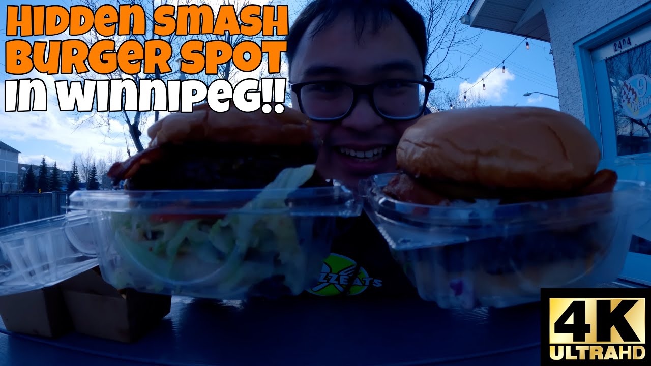 I TRIED WINNIPEG'S BEST SMASH BURGER SPOT! They're Amazing 🍔!! [4K]