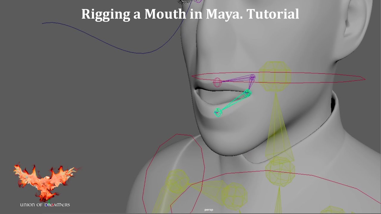 Rigging de Boca en Maya / Rigging a Mouth in Maya. Tutorial