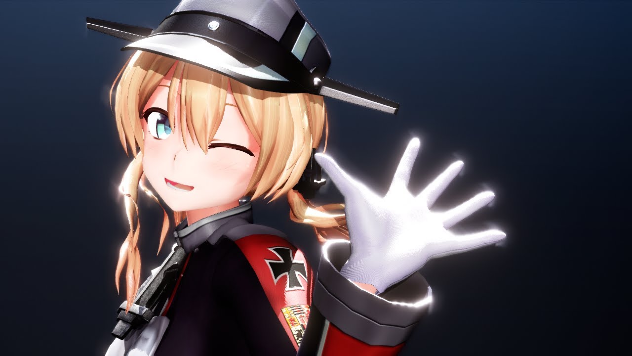 【MMD艦これ】プリンツ・オイゲンで 帝国少女【鼈式Prinz Eugen】