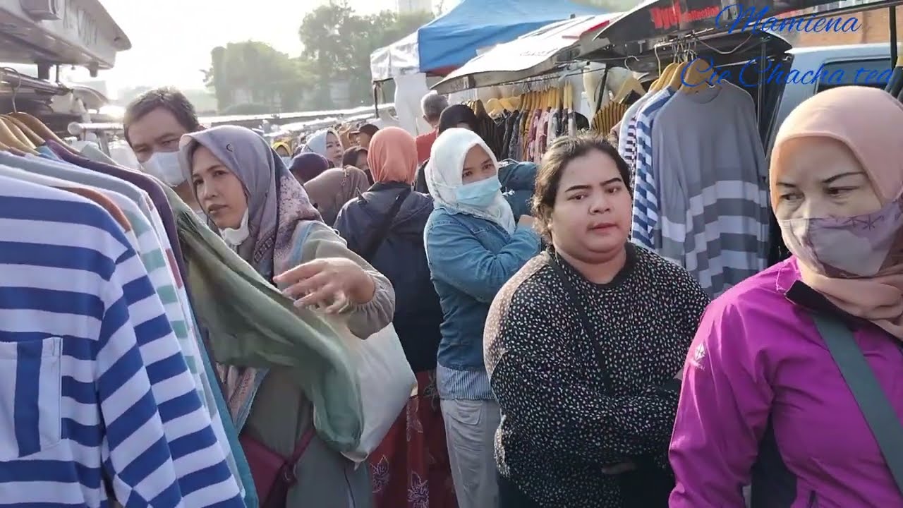 SITUASI DAN MODEL BAJU TERBARU DI PASAR TASIK CIDENG TIMUR TANAH ABANG JAKARTA, KAMIS 28 MARET 2024