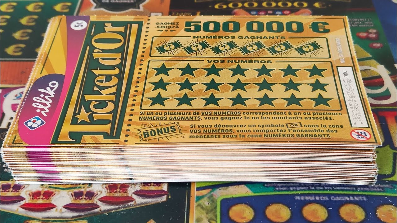 Grattage d'un carnet de ticket d'or 😱🤑 est il en or ? ❤️😊
