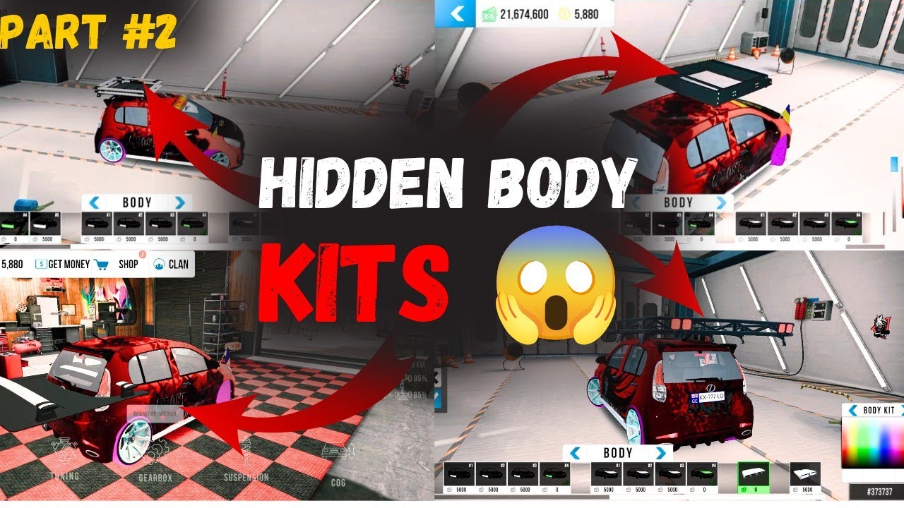 HIDDEN BODY KITS ALL CODE'S ✅| CAR PARKING MULTIPLAYER | PART #3