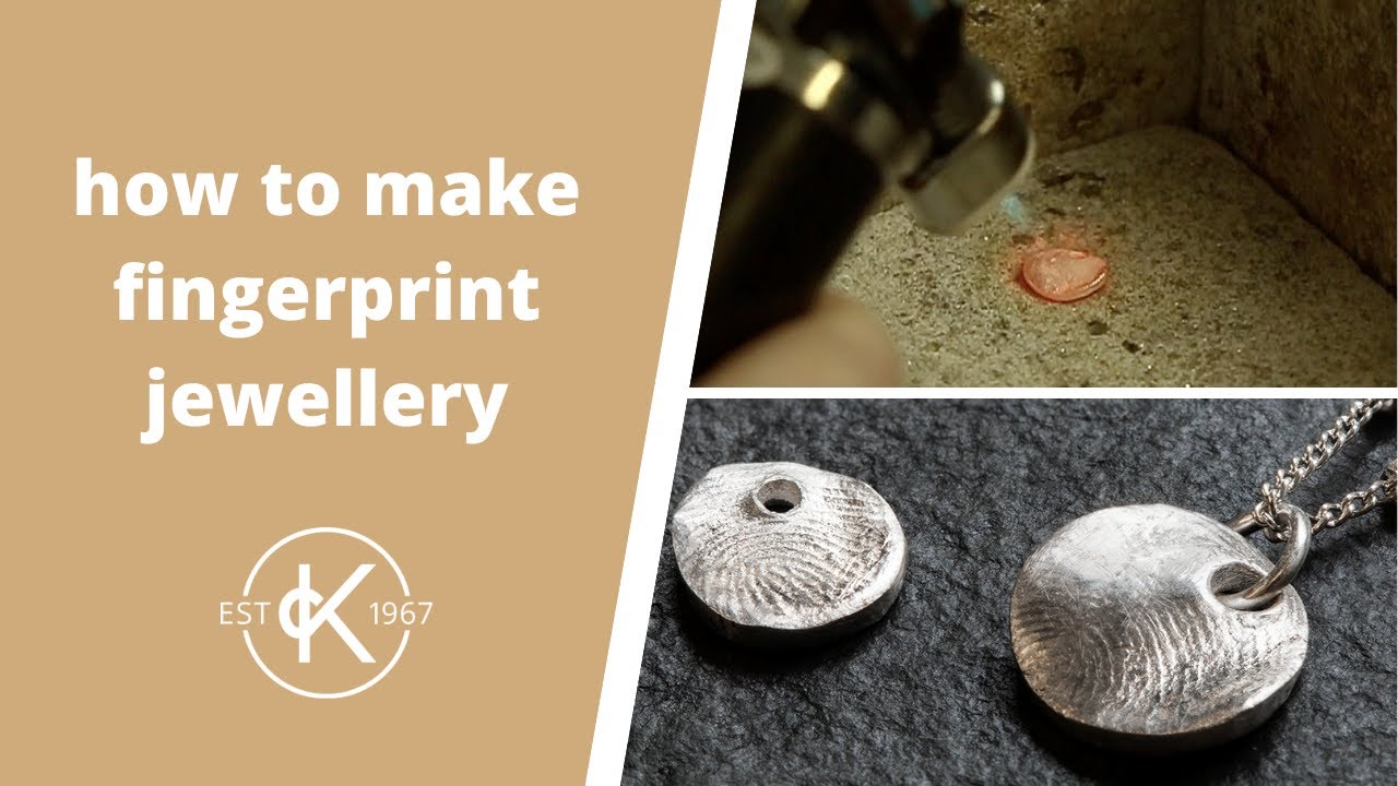 How To Make A Fingerprint Pendant With Silver Clay | Kernowcraft