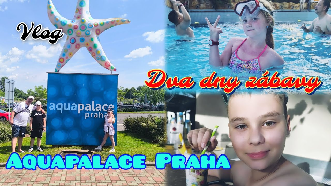 Jsme v AQUAPALACE PRAHA🤩 Nečekali jsme takovou bombu🧨 Viděli jsme Lollipopz studio🍀#familyvlog