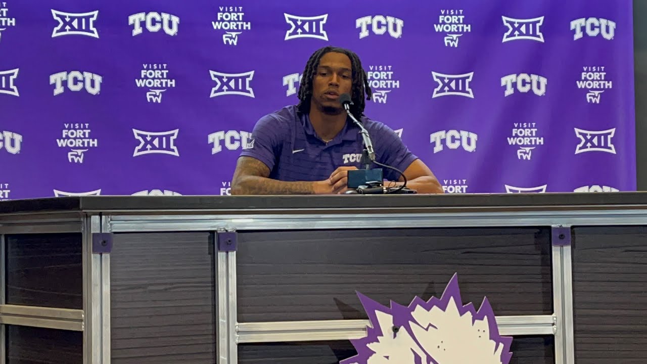 TCU CB Vernon Glover Jr. talks upcoming game against Cincinnati