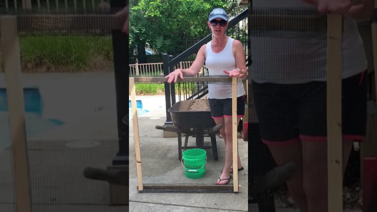 EASY method for landscape rock cleaning