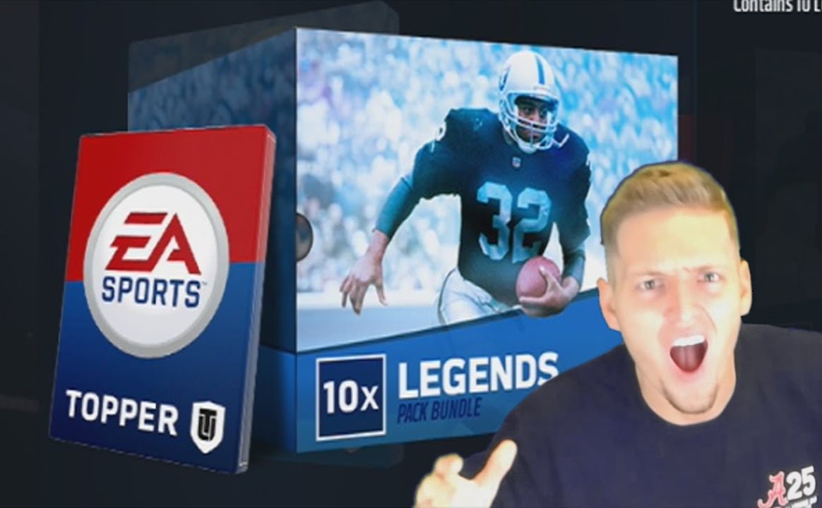SO MANY MADDEN 17 LEGENDS PACKS
