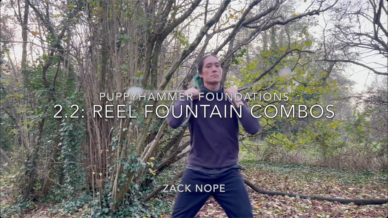 Puppyhammer Foundations: Patreon Tutorial 2.2 ~ Reel Fountain Combos (w/ Poi to Elbow Transitions)