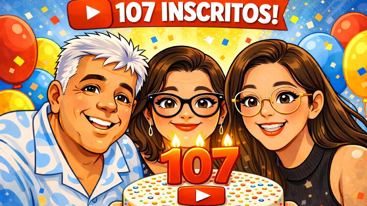 GRATIDÃO PELOS 107 INSCRITOS ♥️