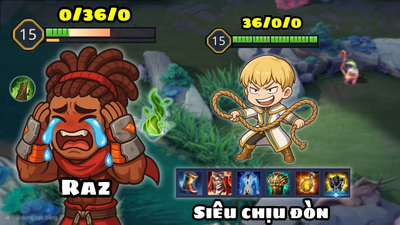 Build đồ này biến Raz trở thành 