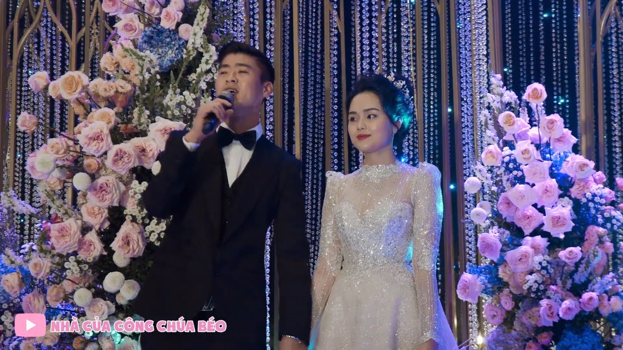 Duy Mạnh hát tặng Quỳnh Anh siêu ngọt ngào tại đám cưới