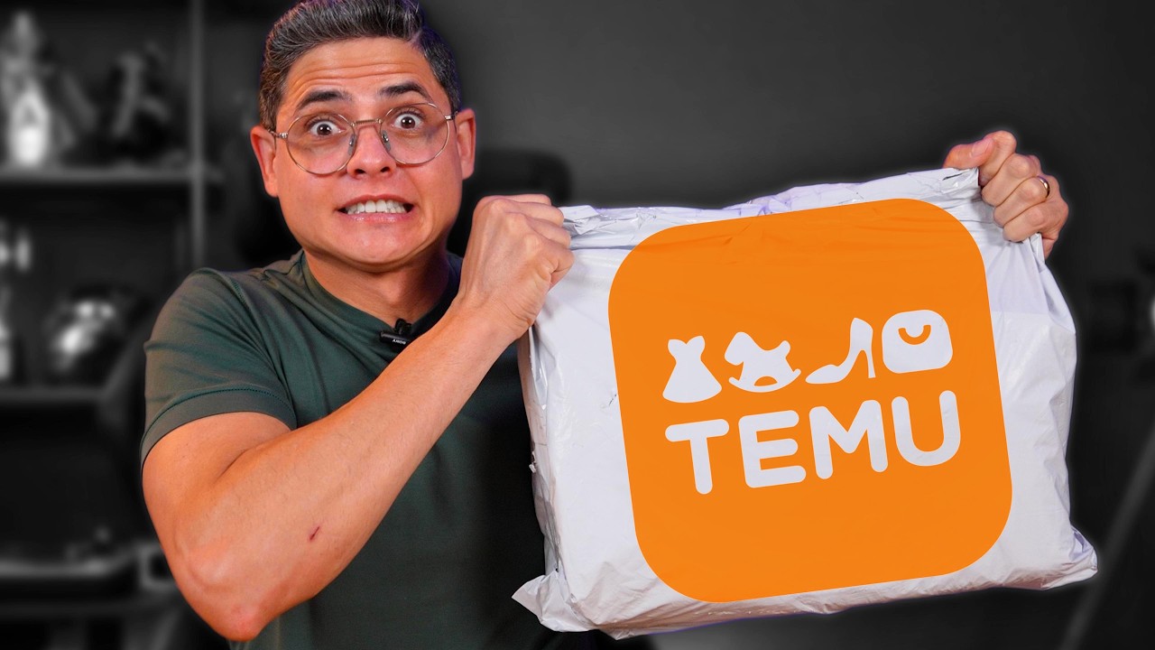 Comprei na TEMU e VOU MOSTRAR para VOCÊS! Unboxing e Impressões