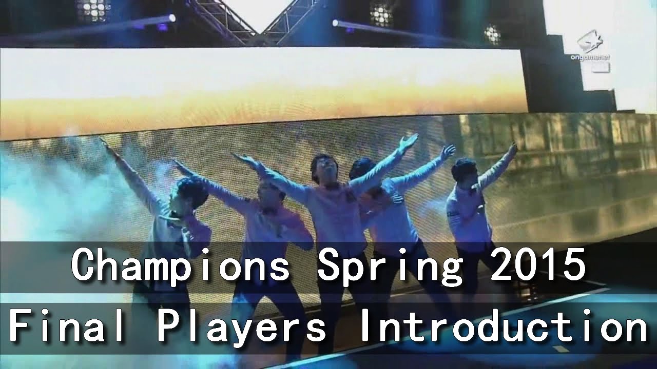 SBENU Champions Spring 2015 - Final Players Intro